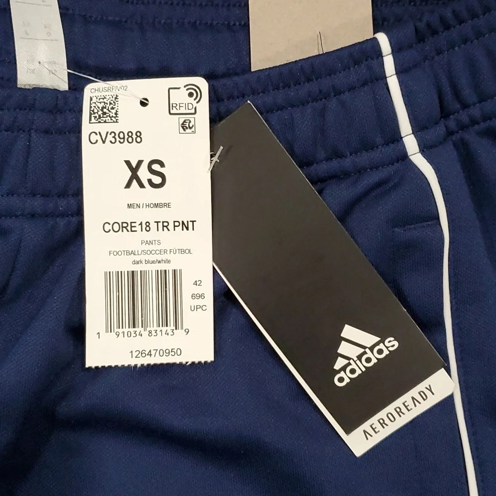 Adidas Core 18 Tapered Training Pants Size XS